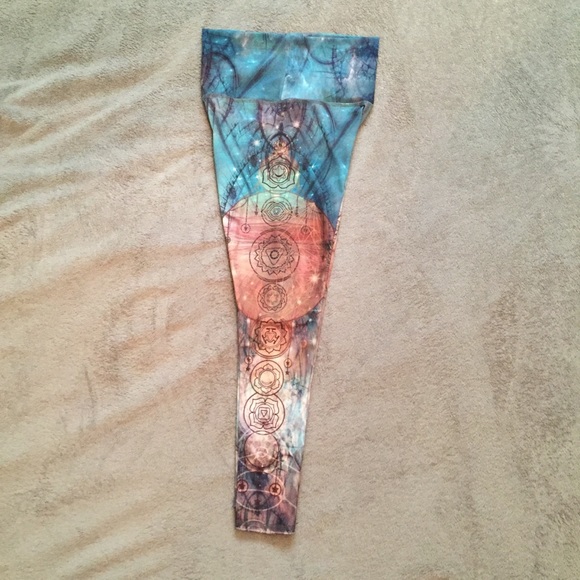 Cosmic Chakra Yoga Leggings from EVCR - Picture 2 of 6
